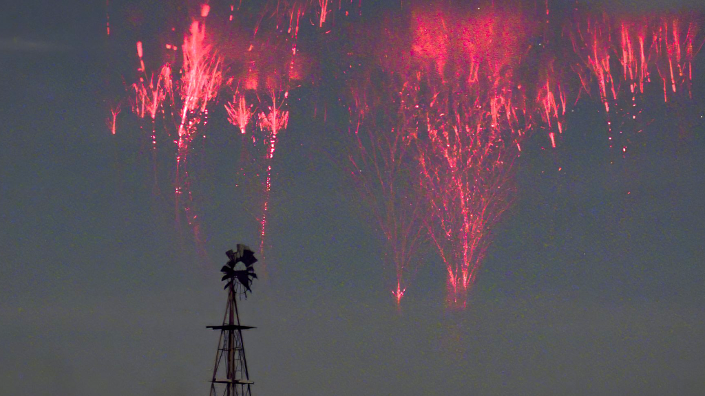 Images of Sprites above windmill