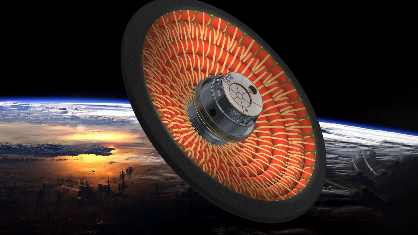 Image of HIAD, Hypersonic Inflatable Aerodynamic Decelerator