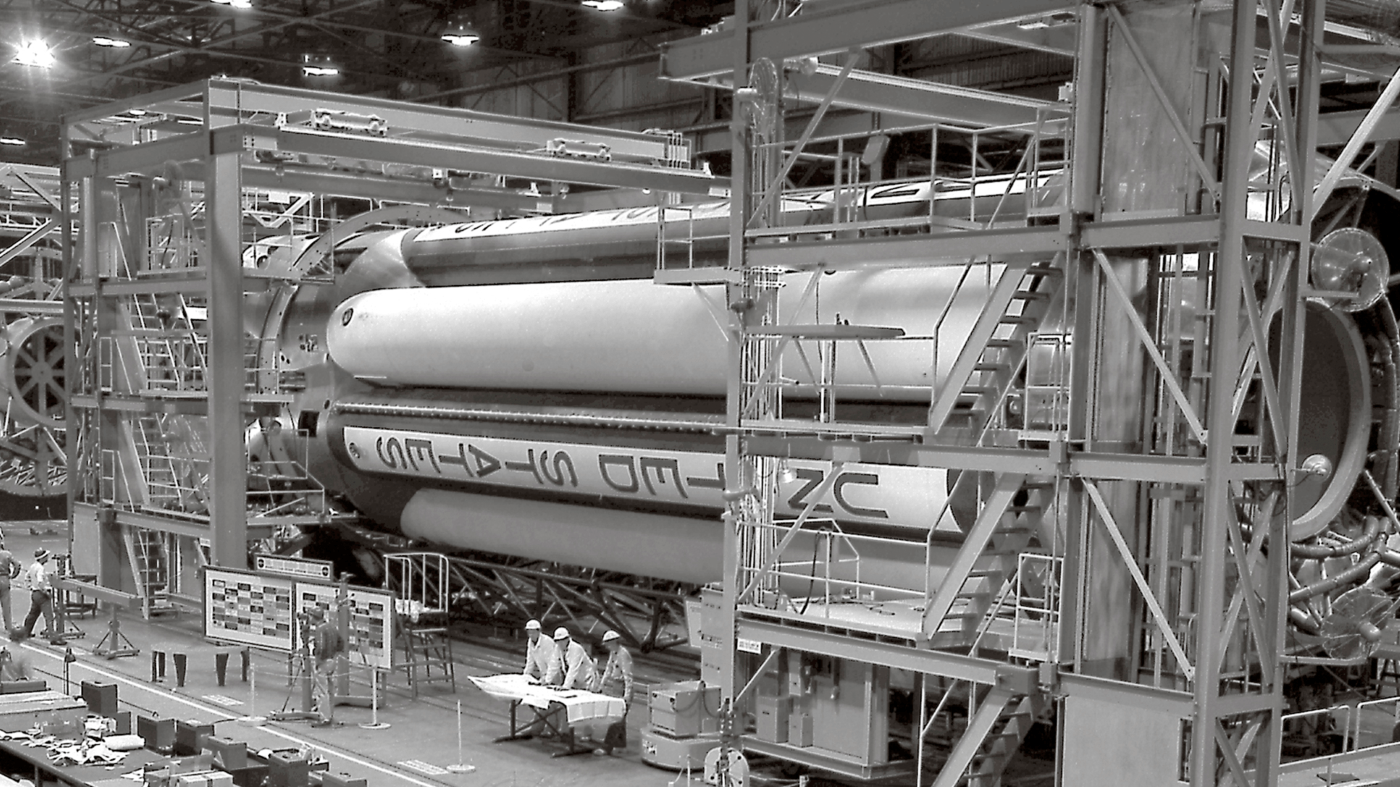 Image of NASA's Marshall Space Flight Center from 1960s