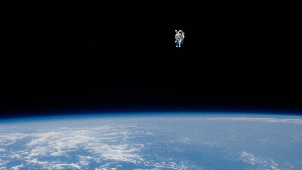 Image of Astronaut above Earth