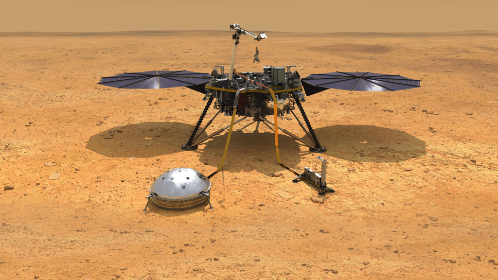 Image of rover on Mars