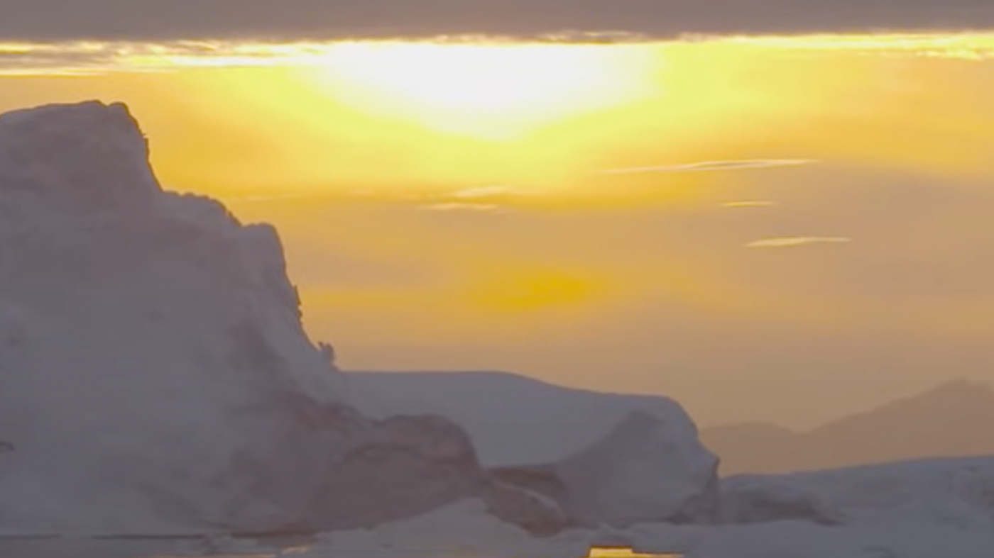 Image of Greenland/Antarctic melt zone