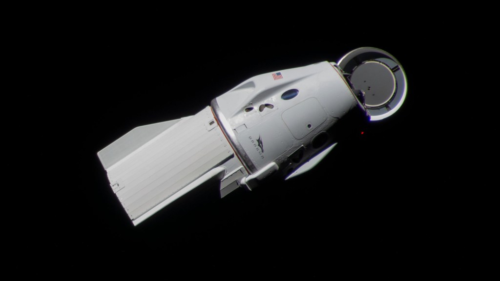 Axiom Mission 4 Undocking