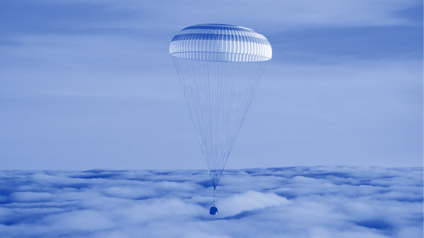 NASA Astronaut Chris Williams Soyuz MS-28 Re-entry and Landing
